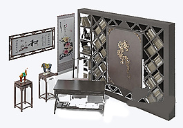 書桌模型素材
