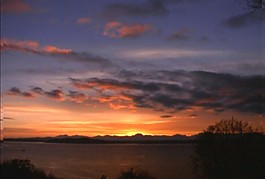 夕陽視頻素材模板下載