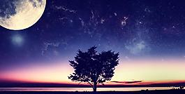 動(dòng)漫夜晚背景圖片