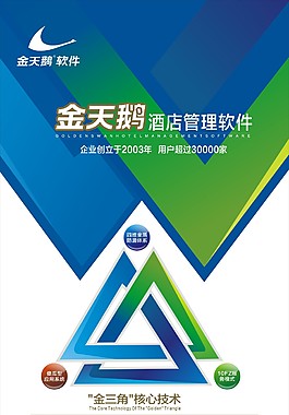 金天鵝酒店管理軟件海報