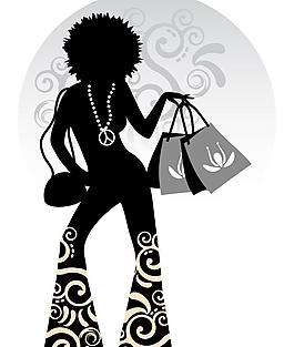 購(gòu)物美女圖片