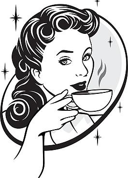 復(fù)古人物廣告 廣告圖片