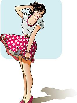 復(fù)古人物廣告圖片