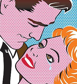 復(fù)古人物廣告圖片