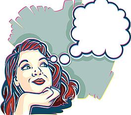 復(fù)古人物廣告圖片