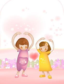 卡通兒童插畫圖片