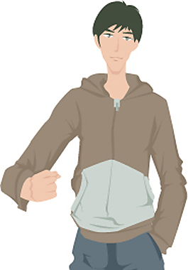 矢量卡通男性