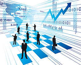 企業(yè)科技廣告背景