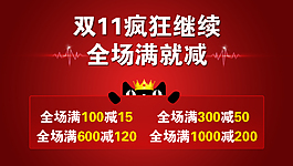 雙十一促銷海報(bào)