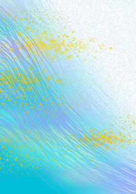 飄浮線條黃色點綴底紋花紋素材