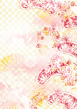 夢幻色彩底紋花紋素材