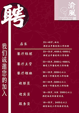 展架招聘