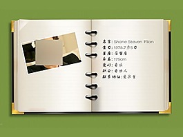 人物介绍ppt模板