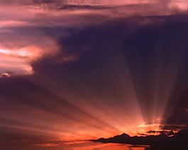 夕陽視頻素材素材下載