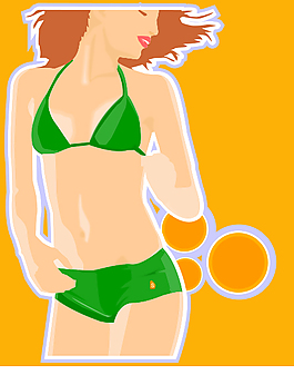 泳裝美女