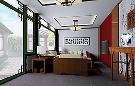 簡約客廳室內(nèi)