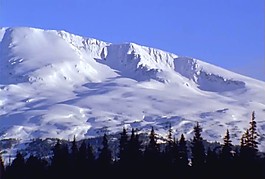 美麗的雪山風光