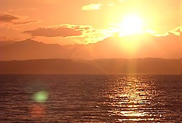 夕陽視頻素材素材下載