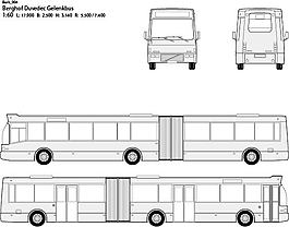 Berkhof公交車矢量圖
