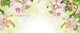 创意花卉背景