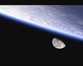 航拍星球背景視頻