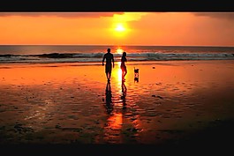 夕阳视频素材