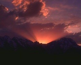 夕陽(yáng)視頻素材模板下載