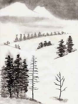山水樹木