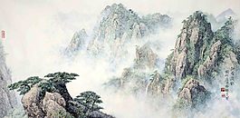 山水畫風(fēng)景素材