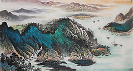 大河山水風(fēng)景