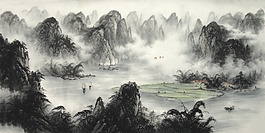 黑白水墨