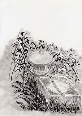 水墨画素材