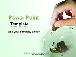 個人理財商務金融ppt模板