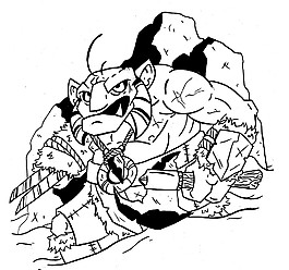 動(dòng)漫怪獸線描