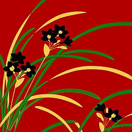 花草底纹