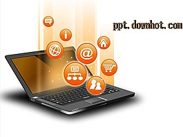 計(jì)算機(jī)主題的經(jīng)典商務(wù)PPT模板