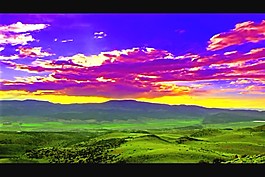 夕陽(yáng)視頻素材模板下載