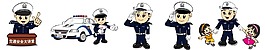 卡通警察素材