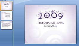 2009牛年ppt模板