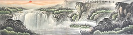 日出山水