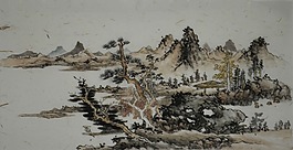 水墨山水風(fēng)景