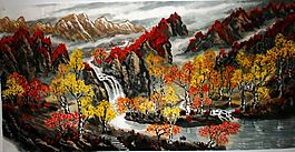 楓葉和樹(shù)木