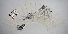 折扇水墨