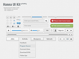 Hanna UI Kit  UI界面
