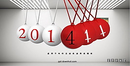 精美2014年終總結PPT模板