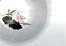 水墨中國風幻燈片PPT背景