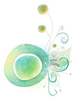 水彩底纹
