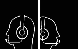 矢量圖聽音樂的感覺
