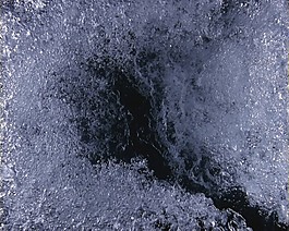 翻滾的水