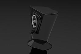 录音师概念扬声器